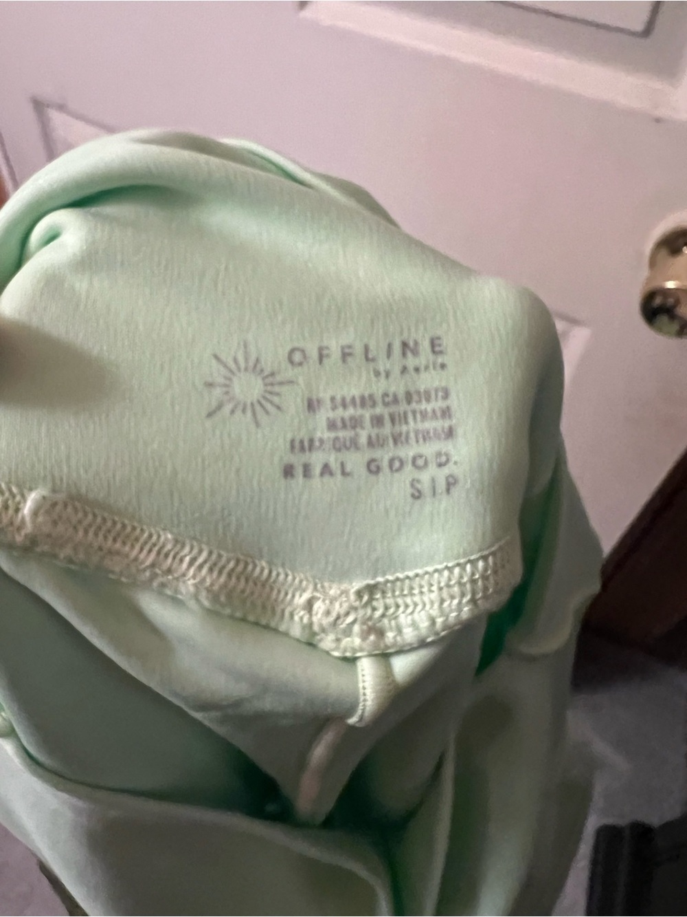 Offline By Aerie Green Flowy Shorts - Picture 3 of 3